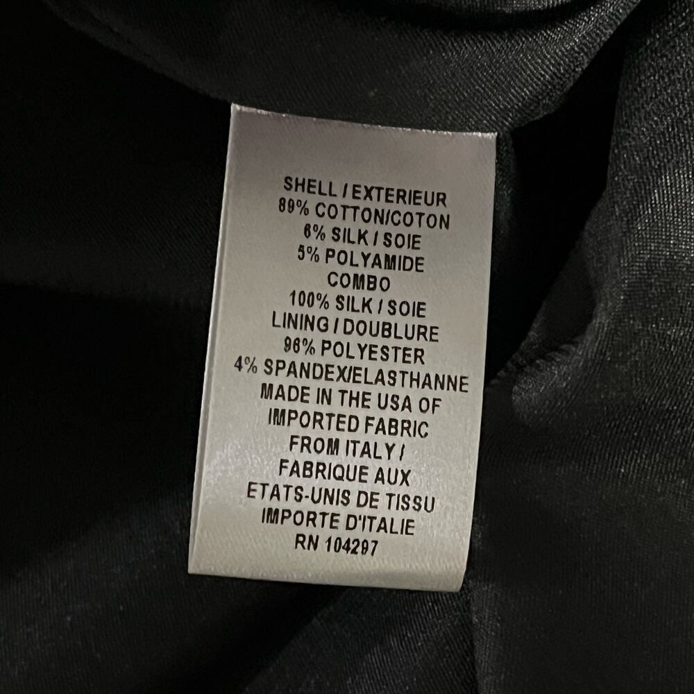 Milly Olivia Black Illusion Cocktail Dress Sleeveless Midi Gown Size 4 - Picture 11 of 16